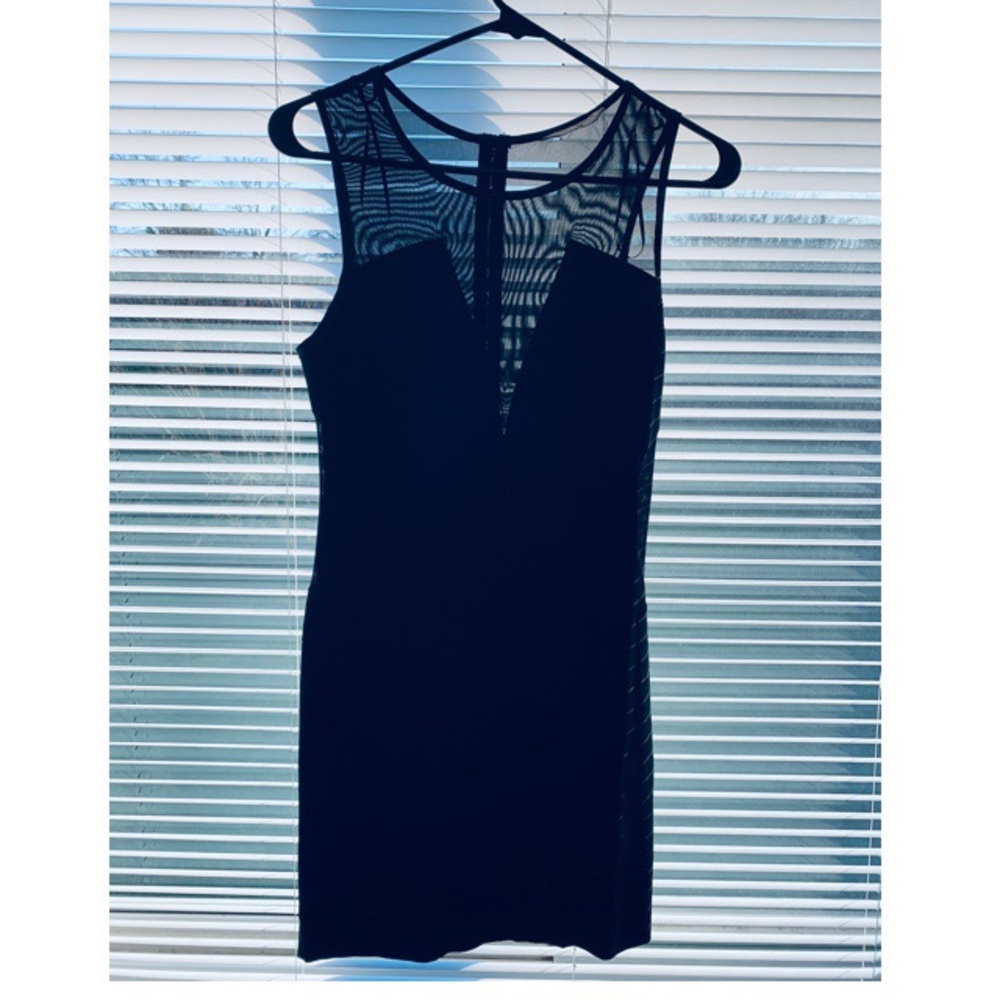 Select UK Mesh Bodycon Mini Bandage Dress